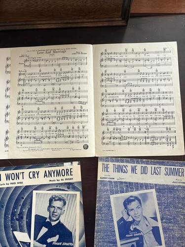 FRANK SINATRA classics Sheet Music (4) All The Way, Love & Marriage 1950's - Picture 7 of 7