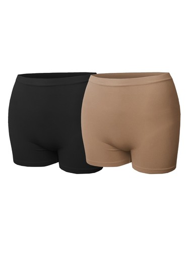 Daily Basic Seamless Lightweight Ribbed Biker Shorts - Picture 38 of 52