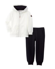 NWT NEW Moncler boys White and navy 2pc Jacke...