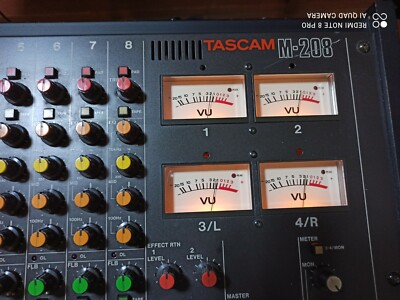 PROFESSIONAL MIXER TASCAM M-208 8 + 6 CHANNELS | eBay