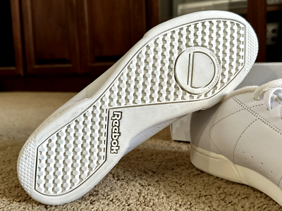 Size 5.5, 6.5, 9 - Reebok x JJJJound NPC II White Leather Sneakers