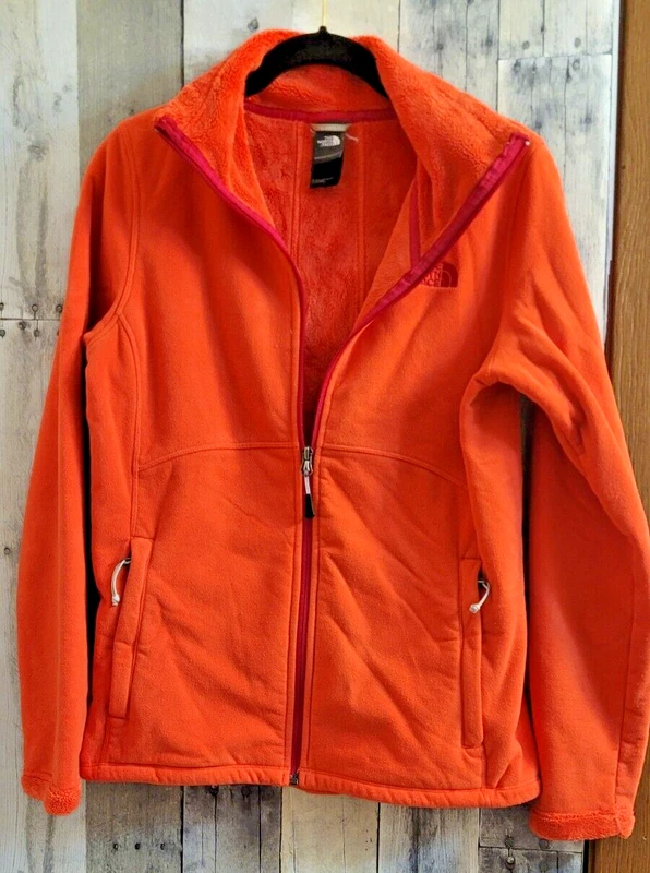 north-face osito furry fleece zipped pockets jacket