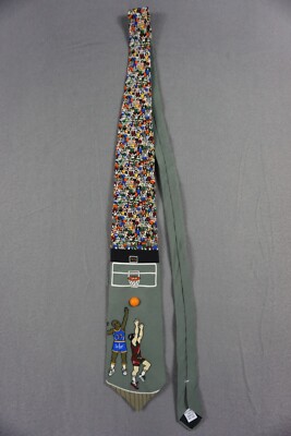 Baskeball Tie Silk Vicky Davis Lay Up