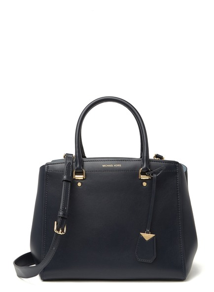 michael kors leather satchel