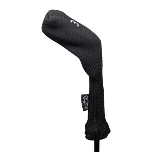 Majek All Hybrid Golf Club Black Neoprene Acrylic Headcover Set (3-SW) - Picture 12 of 13