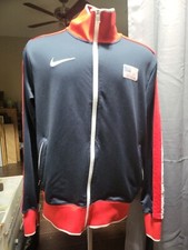 nike usa Olympics basketball zip up warm up jacket vintage vtg authentic rare