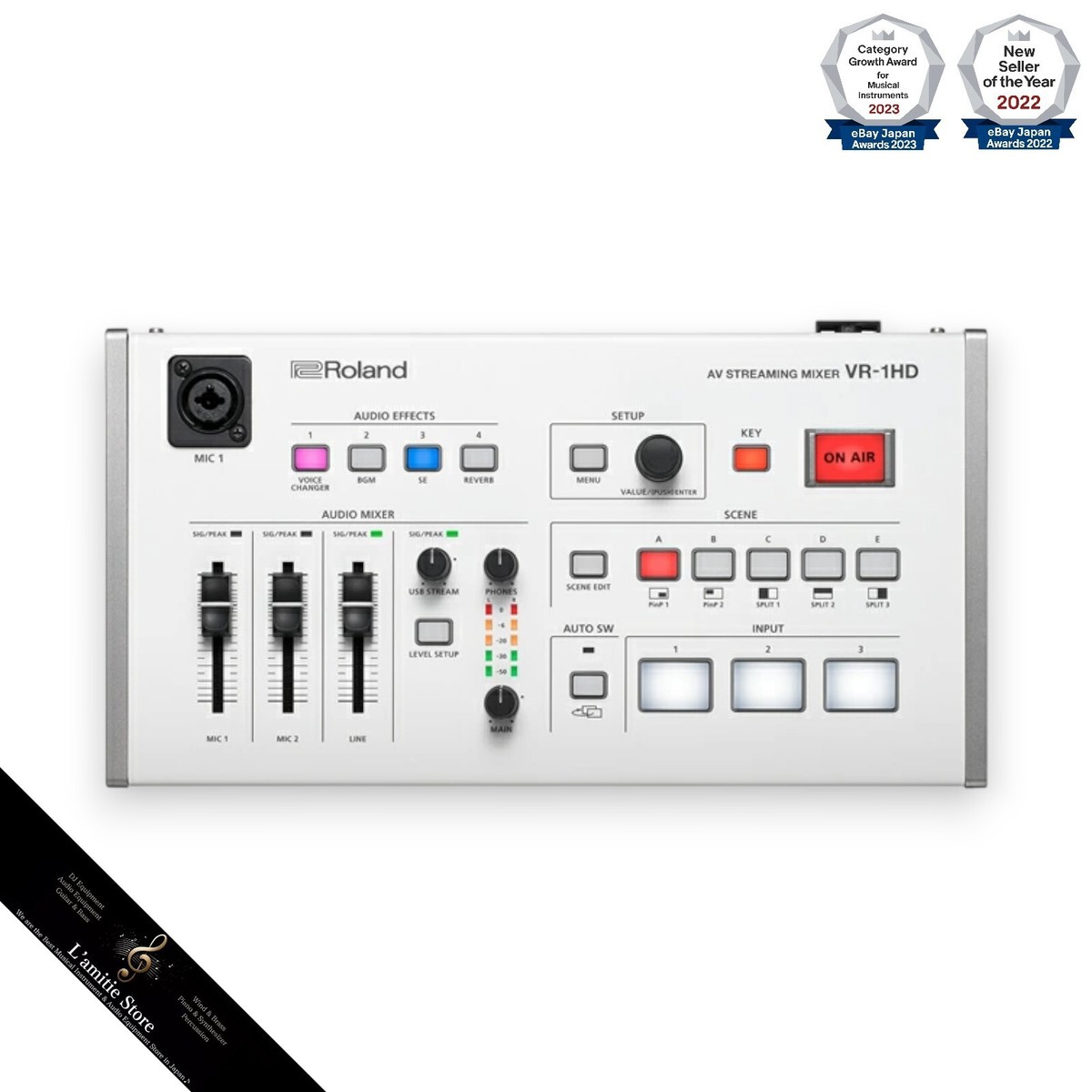 【楽ギフ_のし宛書】 ROLAND VR-1HD HDMI USB Podcast Live Streaming Video Digital DTM・DAW
