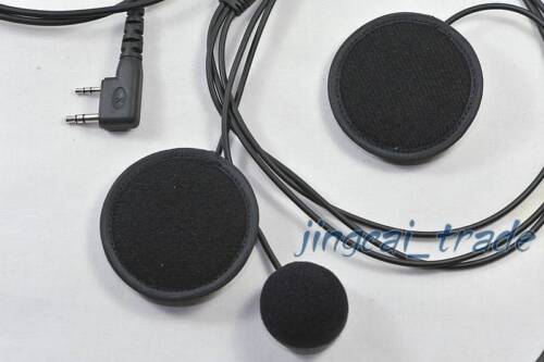 Motorcycle Helmet Headset Earpiece For Ham Radio for Kenwood Puxing Wouxun Radio - Picture 3 of 4