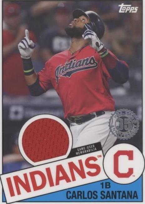 2020 Topps - Carlos Santana #85TR-CSO - 1 of 1