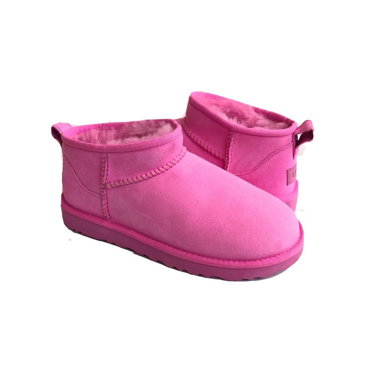 UGG CLASSIC ULTRA MINI PINK CARNATION SHEARLING LINED BOOT UGG CLASSIC ULTRA MINI PINK CARNATION SHEARLING LINED BOOT