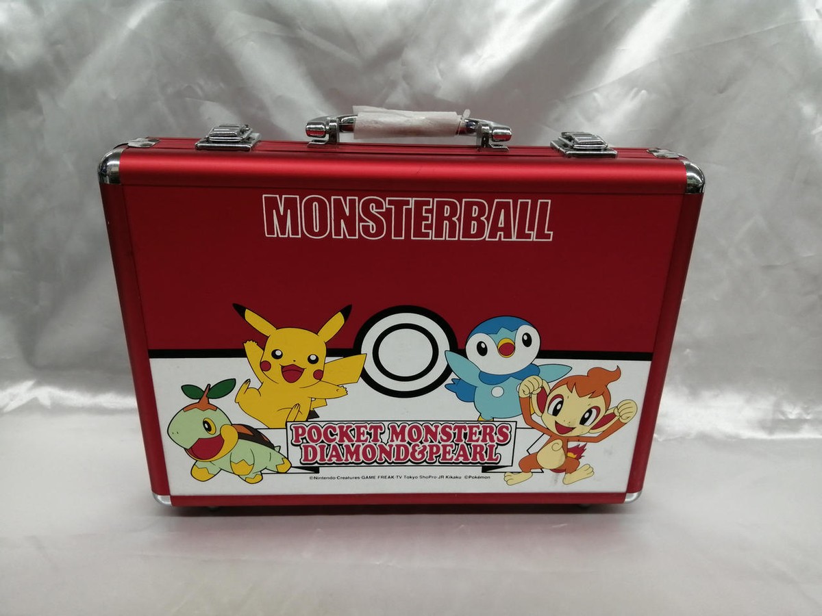 Pokemon Diamond & Pearl Pokeball Attache Case Pikachu, Piplup