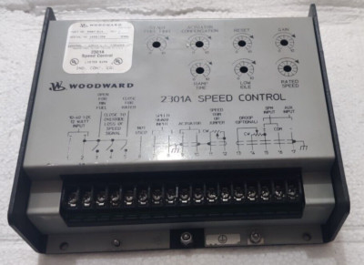 WOODWARD 2301A Drehzahlregelung 9907-014 REV-J SERNO:16581350 Schneller Versand