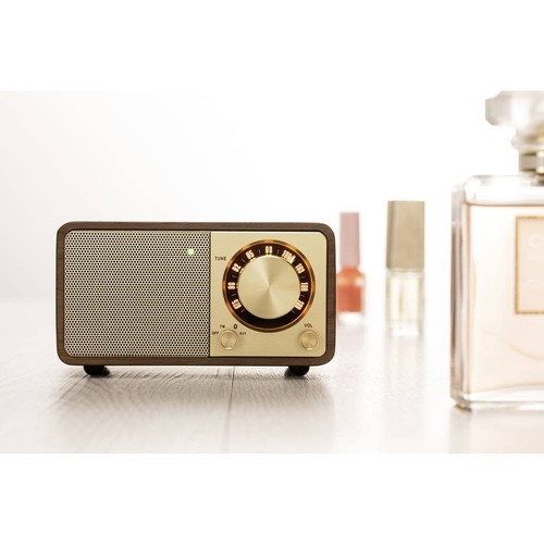 Sangean WR-7 Genuine Mini Radio da tavolo FM Bluetooth ricaricabile Rosso - Foto 2 di 4