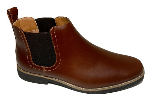 Deer Stags Herren Stiefel Rockland Memory Foam Chelsea Braun Größe 13M - Bild 2 von 7