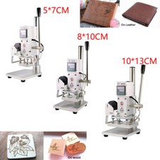 Hot Foil Stamping Machine 110/220V Logo Embossing Label Bronzing Leather Tools