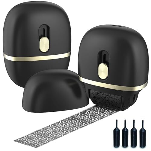 Identity Protection Roller Stamps 2 Pack - Confidential Roller Stamp with 4 - Picture 2 of 7