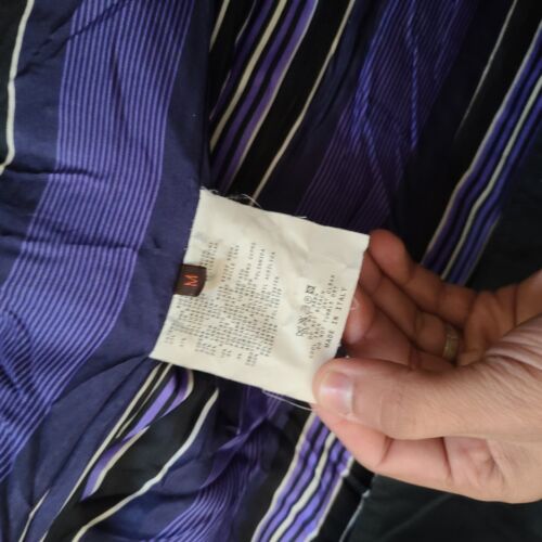 Etro Milano Cotton Coat Navy Blue Size M - Picture 9 of 10