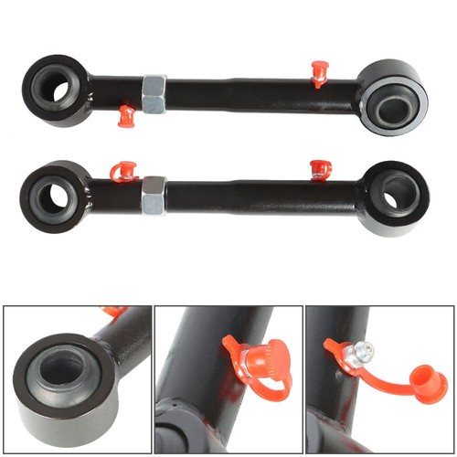 2.5-6" lifts Front Sway Bar Links Disconnects Fit For 07-18 Jeep Wrangler JK JKS - Foto 8 di 8
