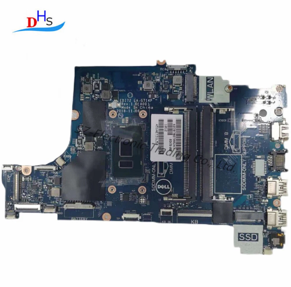 XXN5K For Dell Inspiron 3581 Motherboard I3 8130U LA G714P 0XXN5K