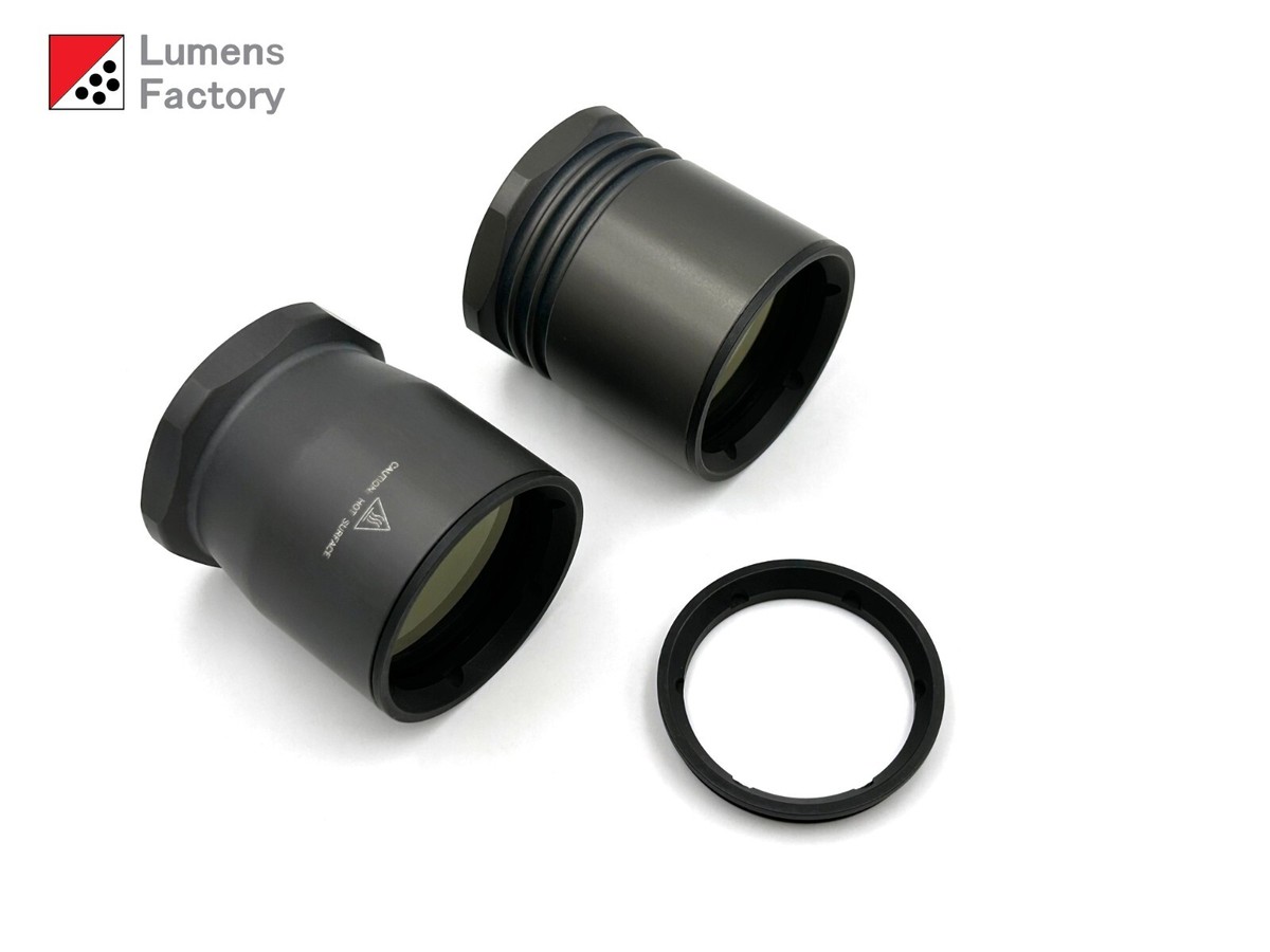 QPQ Black Steel Bezel Ring for Surefire Z46, M3 M500 M900 M961 9AN