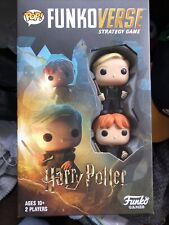 Funkoverse Harry Potter The Strategy Game #101 2 Player with Two Funko Pops Rare