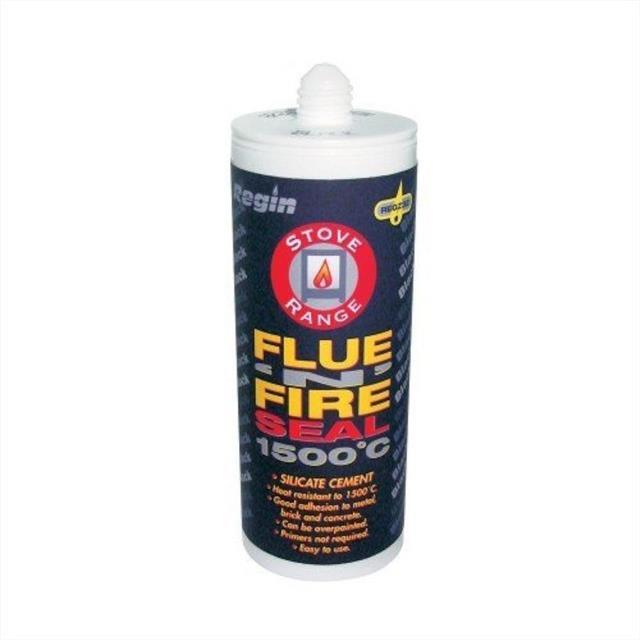 Regin Stove Range Flue N Fire Black Fire Sealant Cement 1500 - 150ml