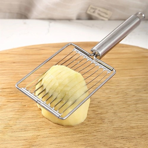 Tomato Potato Slicer Stainless Steel Ham Cutter Food Processors Fruit Tools - Picture 3 of 8