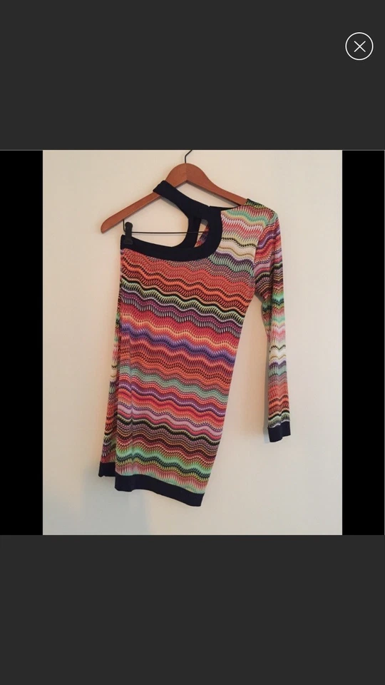 T сумки Лос-Анджелес одно плечо шеврон платье размер XS - Изображение 2 из 4