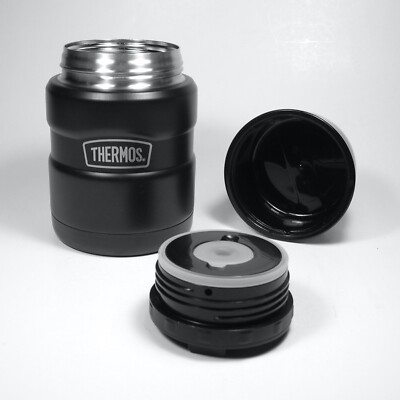 Thermos SK3000MDB4 Stainless Steel Vacuum Insulated Food Jar w/Spoon Blue