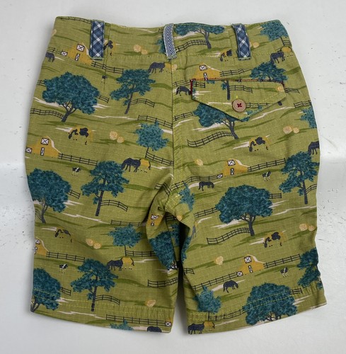 Matilda Jane Joanna Gaines “Don’t Fence Me In” Shorts Size 4 Horses Green NWT - Picture 3 of 4