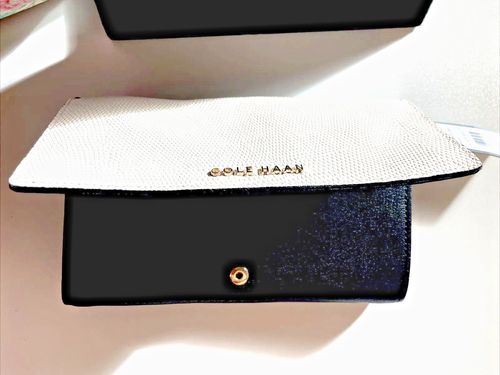 Cole Haan wallet women black multi $148 .Flap Accordian . - Picture 5 of 6