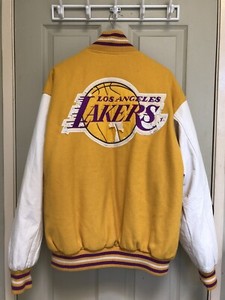 gold lakers jacket