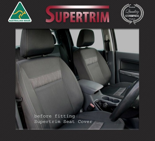 Neoprene waterproof Front+Rear Armrest seat covers fit Ford Ranger (2011-on) - Picture 3 of 12