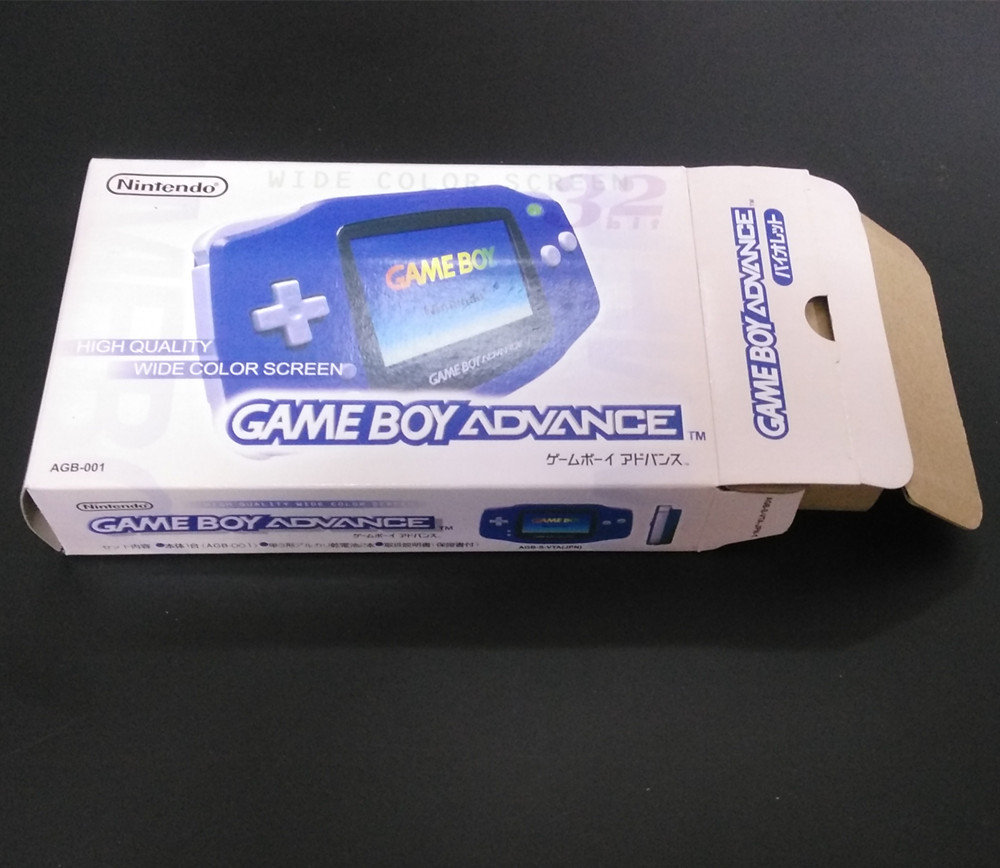 Blue Console Box Package For Nintendo Game Boy Advance GBA | eBay