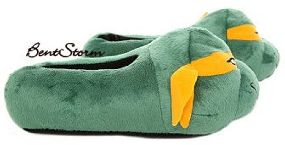 忍者神龟拖鞋成人房屋鞋深米开朗基罗 S 5/6 — 第 2/3 张图片