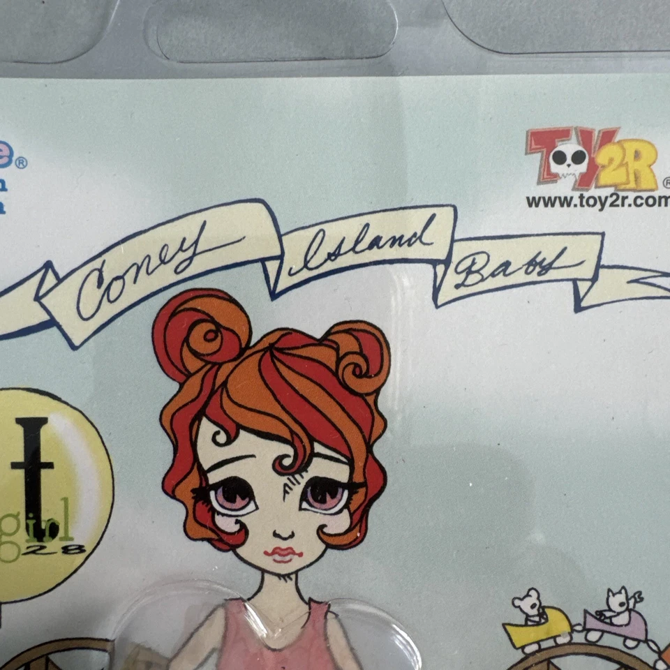 "Serie de llaveros Qee de 2"" ~ Anna Puchalski IT Girl 2005 ~ vinilo Toy2R" Foto 3 de 4