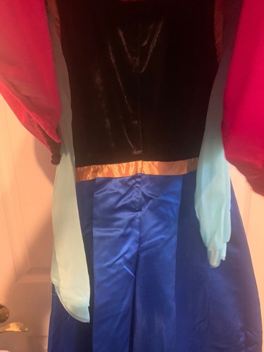 NWOT Disney Chasing Fireflies Anna Frozen Deluxe Traveling Costume Child Size 10 - Picture 5 of 7