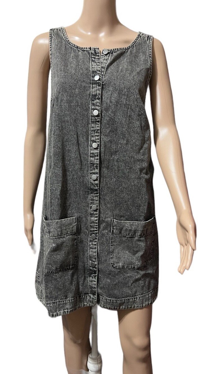 Free People $128 Women's Wilderado Denim Mini Dress Size S NWoT | eBay