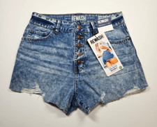 Rewash Super High Rise Distressed Denim Cut-Off Shorts Juniors Size 7 - NWT