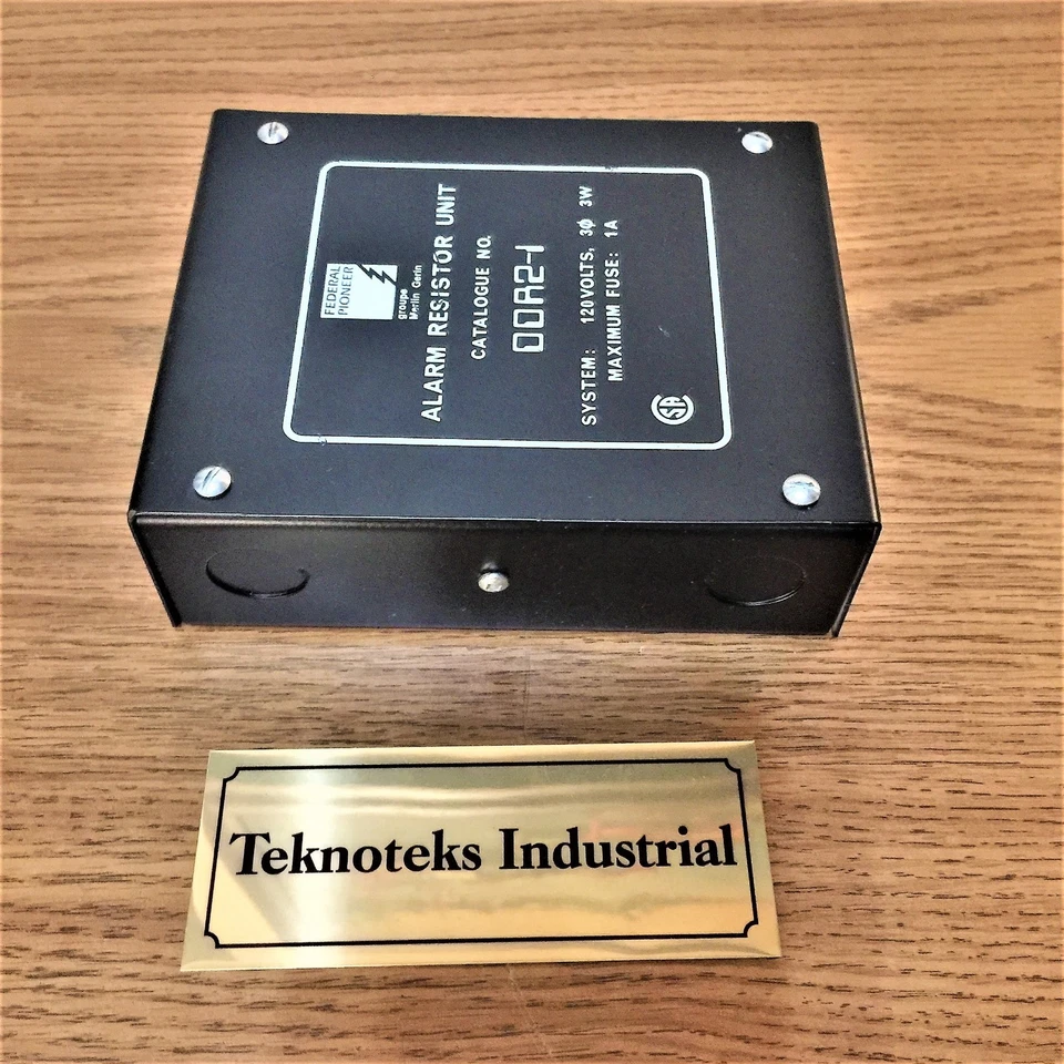 FEDERAL PIONEER DDR2-1  /  155-156B REV 1 /  120V 3PH 3W ALARM RESISTOR UNIT - Image 2 of 4