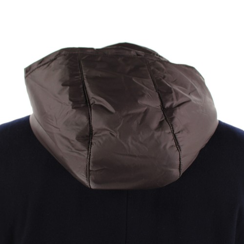 Kired Kiton NWT Palo Wool Jacket w Removable Hood & Bib Size 54 (XL US) In Blue - Picture 8 of 18