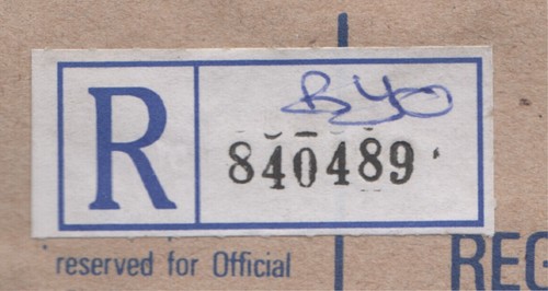 RHODESIA ZIMBABWE 1970-91 BULAWAYO 14 DIFFERENT REGISTERED LABELS ON COVERS T257 - Picture 21 of 24