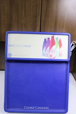 Rare Store Display lighted clearly Canadian chalkboard 24'' x 19 1/2''