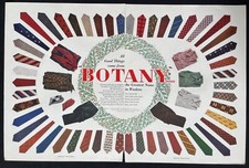 Botany Ties Double Page Holiday Color Passaic NJ Vintage Print Ad 1952