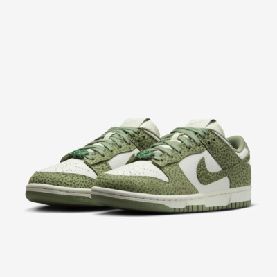 靴 Nike W DUNK LOW Premium 24cm FV6516-300 Nike Dunk Low Premium FV6516-300 Sneakers Women Oil Green