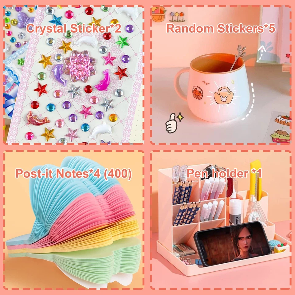 Schreibtisch Organizer 5 Stück Frei Kombinierbarer Stiftebox Kinder aus Plas... - Bild 3 von 4