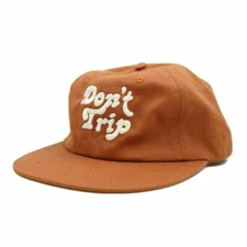 Official Mac Miller Don't Trip Hat Burnt Orange Rust color