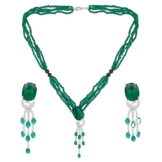 Наборы ювелирных изделий ручной работы с изумрудами