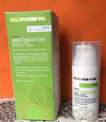 Goldfaden MD Brightening Elixir - Protect + Repair Brightening Serum 1oz VEGAN