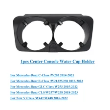 For Mercedes-Benz C/E/GLC Class W205 W213 W253 Center Console Water Cup Holder